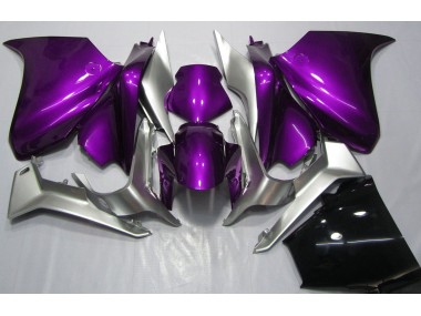 10-13 Dunkelviolett & Silber VFR1200 Motorrad Verkleidung