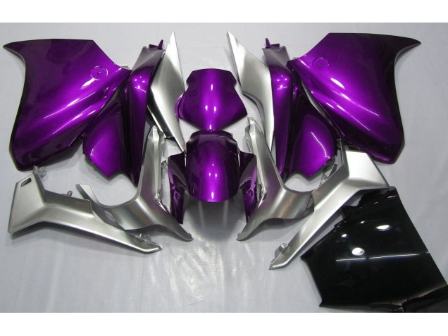 10-13 Dunkelviolett & Silber VFR1200 Motorrad Verkleidung 10-13 Dunkelviolett & Silber VFR1200 Motorrad Verkleidung
