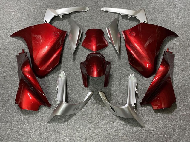 10-13 Rot & Silber VFR1200 Motorrad Verkleidung 10-13 Rot & Silber VFR1200 Motorrad Verkleidung