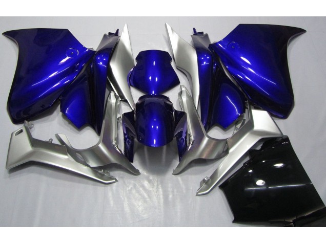 10-13 Tiefes Blau & Silber VFR1200 Motorrad Verkleidung