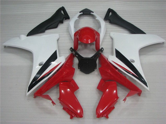 11-12 Weiß Rot & Schwarz CBR600F Motorrad Verkleidung 11-12 Weiß Rot & Schwarz CBR600F Motorrad Verkleidung