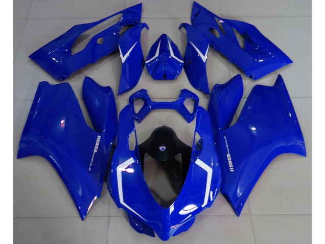 11-14 Glänzend Blau & Weiß Ducati 1199 Motorrad Verkleidung 11-14 Glänzend Blau & Weiß Ducati 1199 Motorrad Verkleidung
