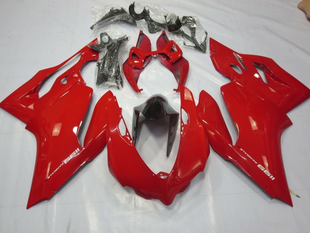 11-14 Schlichte Glanz Rot Ducati 1199 Motorrad Verkleidung 11-14 Schlichte Glanz Rot Ducati 1199 Motorrad Verkleidung