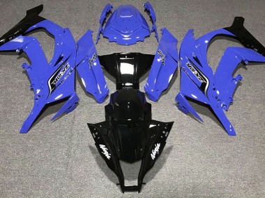 11-15 Logos In Glänzendem Blau ZX10R Motorrad Verkleidung