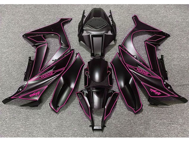 11-15 Matt Schwarzes & Rosa Futter ZX10R Motorrad Verkleidung 11-15 Matt Schwarzes & Rosa Futter ZX10R Motorrad Verkleidung