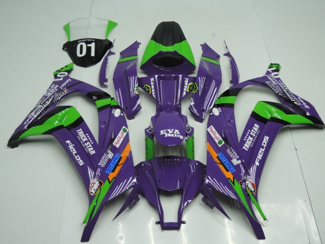 11-15 OEM Stil Lila ZX10R Motorrad Verkleidung 11-15 OEM Stil Lila ZX10R Motorrad Verkleidung