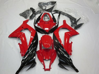 11-15 Rot Schwarz Gloss ZX10R Motorrad Verkleidung
