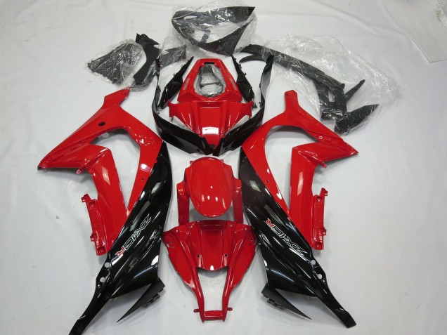 11-15 Rot Schwarz Gloss ZX10R Motorrad Verkleidung 11-15 Rot Schwarz Gloss ZX10R Motorrad Verkleidung
