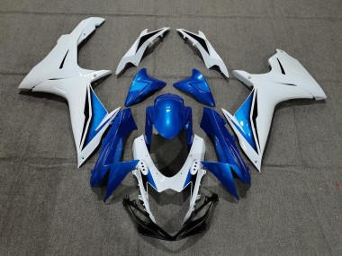 11-24 Blau & Weiß GSXR 600-750 Motorrad Verkleidung