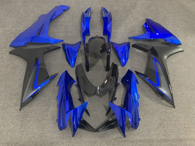 11-24 Blau Schwarz & Grau GSXR 600-750 Motorrad Verkleidung 11-24 Blau Schwarz & Grau GSXR 600-750 Motorrad Verkleidung