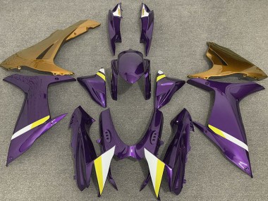 11-24 Glanz Lila & Gold GSXR 600-750 Motorrad Verkleidung