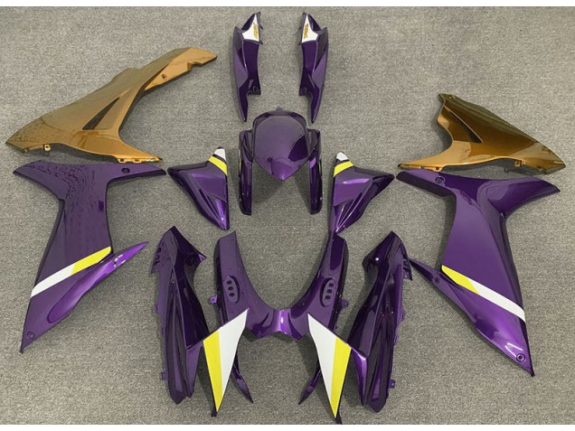 11-24 Glanz Lila & Gold GSXR 600-750 Motorrad Verkleidung 11-24 Glanz Lila & Gold GSXR 600-750 Motorrad Verkleidung