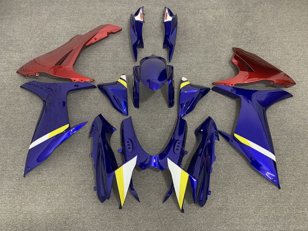 11-24 Glänzend Blau & Pink GSXR 600-750 Motorrad Verkleidung 11-24 Glänzend Blau & Pink GSXR 600-750 Motorrad Verkleidung