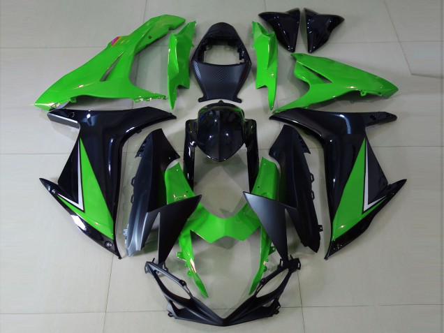 11-24 Glänzend Grün & Schwarz GSXR 600-750 Motorrad Verkleidung 11-24 Glänzend Grün & Schwarz GSXR 600-750 Motorrad Verkleidung