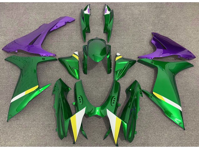 11-24 Glänzendes Grün & Lila GSXR 600-750 Motorrad Verkleidung 11-24 Glänzendes Grün & Lila GSXR 600-750 Motorrad Verkleidung
