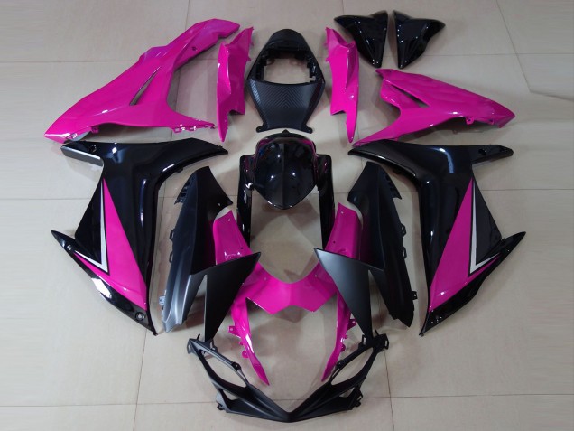 11-24 Glanzrosa & Schwarz GSXR 600-750 Motorrad Verkleidung 11-24 Glanzrosa & Schwarz GSXR 600-750 Motorrad Verkleidung