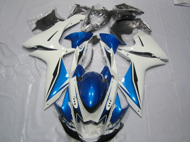 11-24 Hellblau & Weiß GSXR 600-750 Motorrad Verkleidung 11-24 Hellblau & Weiß GSXR 600-750 Motorrad Verkleidung