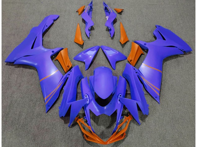 11-24 Matt Ozeanblau & Orange GSXR 600-750 Motorrad Verkleidung 11-24 Matt Ozeanblau & Orange GSXR 600-750 Motorrad Verkleidung