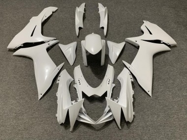 11-24 Perlweiss GSXR 600-750 Motorrad Verkleidung