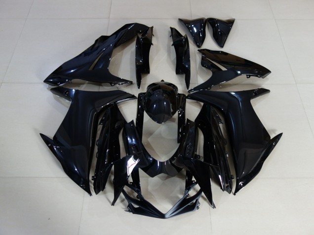 11-24 Schlichte Schwarz Glänzend GSXR 600-750 Motorrad Verkleidung 11-24 Schlichte Schwarz Glänzend GSXR 600-750 Motorrad Verkleidung