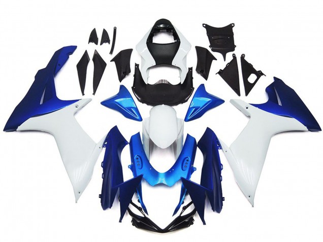 11-24 Schlichte Weißes & Blaues Stil Kit GSXR 600-750 Motorrad Verkleidung 11-24 Schlichte Weißes & Blaues Stil Kit GSXR 600-750 Motorrad Verkleidung