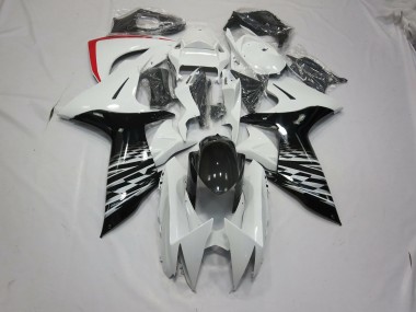11-24 Weiß & Schwarz GSXR 600-750 Motorrad Verkleidung