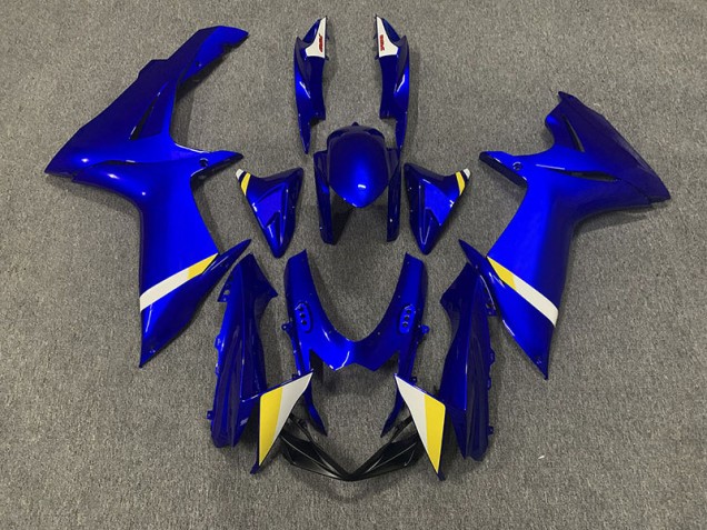 11-24 Tiefes Blau Mit Suzuki-Branding GSXR 600-750 Motorrad Verkleidung 11-24 Tiefes Blau Mit Suzuki-Branding GSXR 600-750 Motorrad Verkleidung