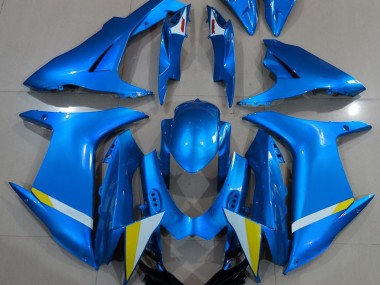 11-24 Vollglanz Hellblau GSXR 600-750 Motorrad Verkleidung