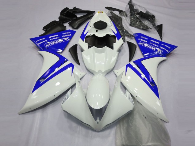 12-14 Glänzend Weiß & Blau R1 Motorrad Verkleidung 12-14 Glänzend Weiß & Blau R1 Motorrad Verkleidung