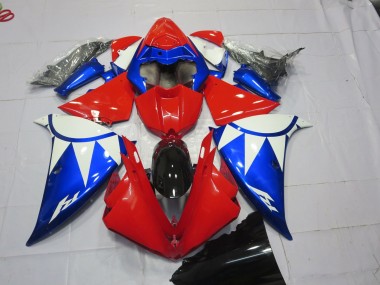 12-14 Rot Blau & Weiß R1 Motorrad Verkleidung