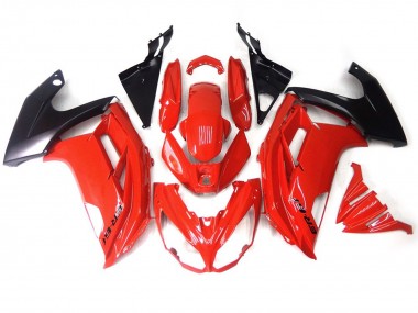 12-14 Schwarz ER6F Motorrad Verkleidung