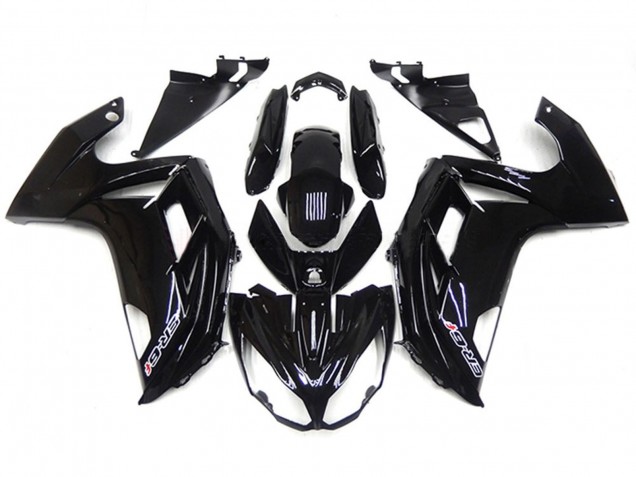 12-14 Schwarz Glänzend ER6F Motorrad Verkleidung