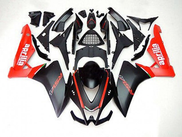 12-15 Matt Schwarz & Rot RS4 125 Motorrad Verkleidung 12-15 Matt Schwarz & Rot RS4 125 Motorrad Verkleidung