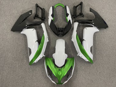 12-16 Glänzend Weiß & Grün Ninja 650R Motorrad Verkleidung