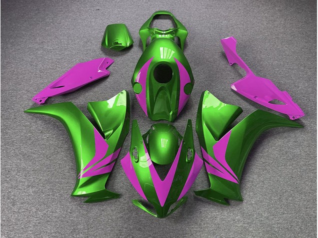 12-16 Glänzend Grün & Pink CBR1000RR Motorrad Verkleidung 12-16 Glänzend Grün & Pink CBR1000RR Motorrad Verkleidung