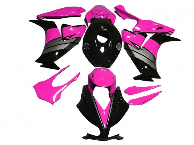 12-16 Glanzrosa Schwarz & Grau CBR1000RR Motorrad Verkleidung 12-16 Glanzrosa Schwarz & Grau CBR1000RR Motorrad Verkleidung