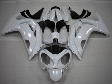 12-16 Perlweiss Ninja 650R Motorrad Verkleidung