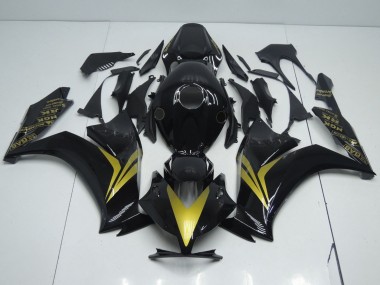 12-16 Schwarz & Gold CBR1000RR Motorrad Verkleidung
