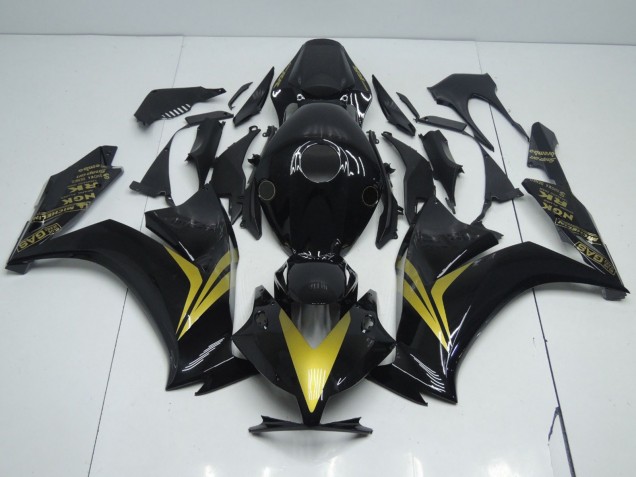 12-16 Schwarz & Gold CBR1000RR Motorrad Verkleidung 12-16 Schwarz & Gold CBR1000RR Motorrad Verkleidung