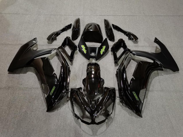 12-16 Schwarz & Grün Ninja 650R Motorrad Verkleidung