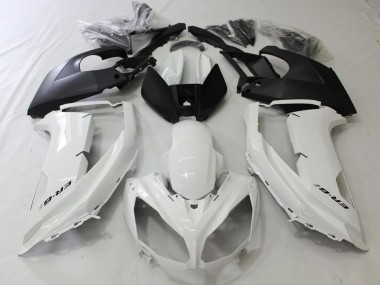 12-16 Schwarz & Weiß Ninja 650R Motorrad Verkleidung