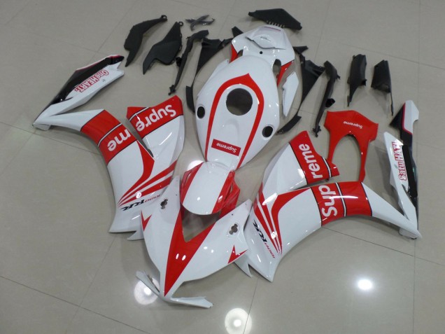 12-16 Weiß Supreme CBR1000RR Motorrad Verkleidung 12-16 Weiß Supreme CBR1000RR Motorrad Verkleidung