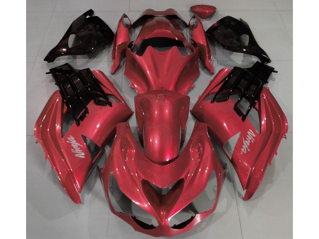 12-21 Kräftiges Rot ZX14R Motorrad Verkleidung 12-21 Kräftiges Rot ZX14R Motorrad Verkleidung