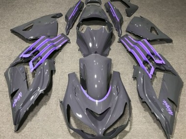 12-21 Nardo Grau & Lila ZX14R Motorrad Verkleidung