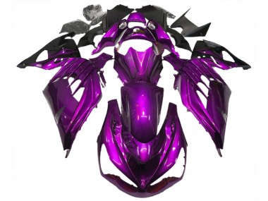 12-21 Stimmungsviolett Glänzend ZX14R Motorrad Verkleidung
