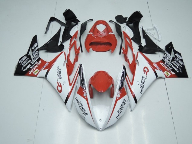 13-16 Rot & Weiß Daytona 675 Motorrad Verkleidung