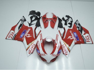 13-16 Rot Rennen-Stil Daytona 675 Motorrad Verkleidung