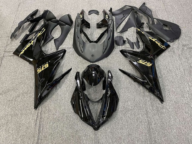 13-16 Schwarz Glänzend Mit Gold Daytona 675 Motorrad Verkleidung 13-16 Schwarz Glänzend Mit Gold Daytona 675 Motorrad Verkleidung
