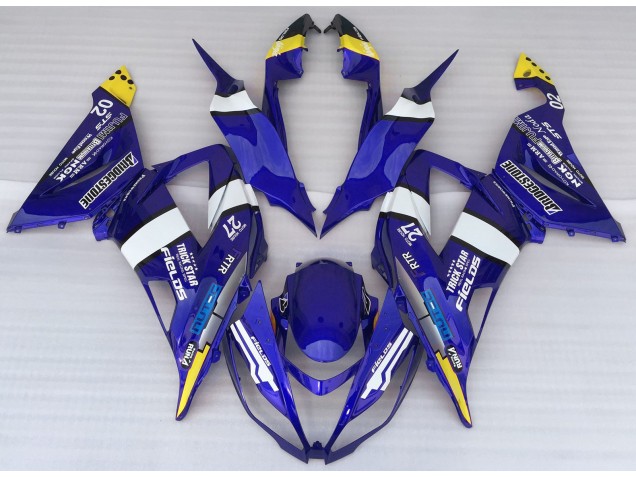 13-18 Blauer Stil ZX6R Motorrad Verkleidung 13-18 Blauer Stil ZX6R Motorrad Verkleidung