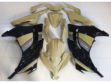 13-18 Desert Tan & Schwarz Ninja 300 Motorrad Verkleidung